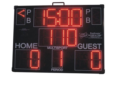Multisport Portable Scoreboard football mode