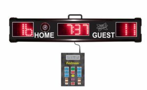 LED scoreboard with control panel