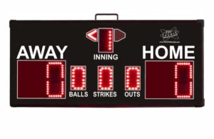 Digital scoreboard with inning and outs