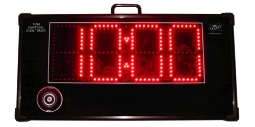 Digital timer display showing 10:00