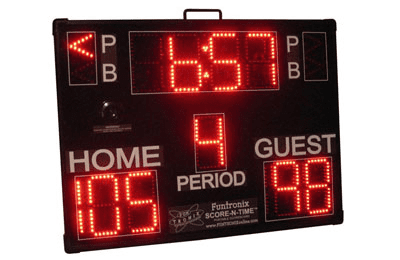 Large portable multisport wireless scoreboard